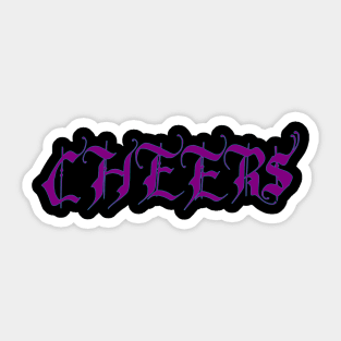 cheers Sticker